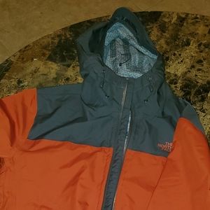 The North Face jacket, M, Gray/Orange